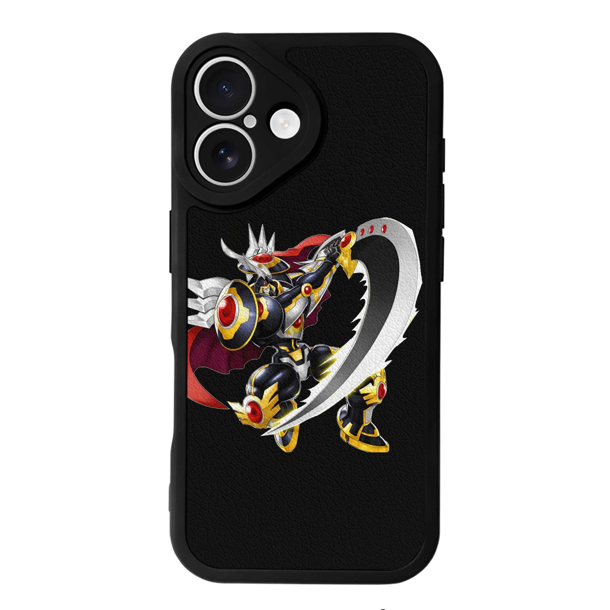 （画像用） 遊☆戯☆王 Yu-Gi-Oh! 【iPhone 16シリーズ対応】シリコンスマホケース（レザー調） 材質：シリコン
